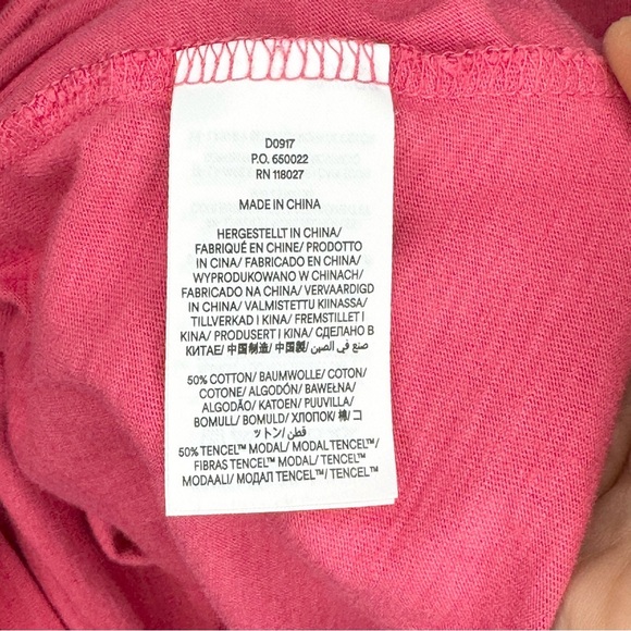 Boden Chloe Jersey V-Neck Sleeveless Midi Dress Terracotta Red Pink Size 8 - Picture 10 of 10